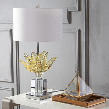 Mia 24.5" Crystal LED Table Lamp - JONATHAN Y